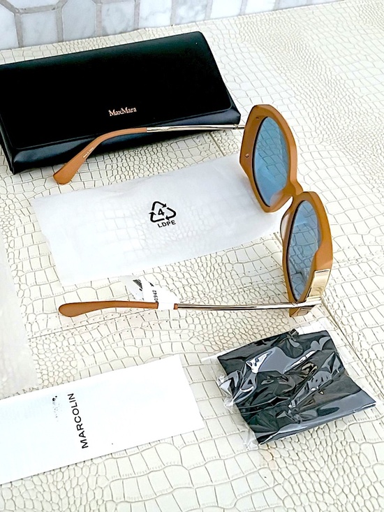 MAXMARA NEW/NWT MM0079 Sunglasses 46X 58mm Retail $310 main image 15